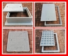 Square and rectangular manhole covers